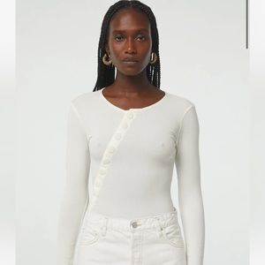 The line by K Evelyn bodysuit white